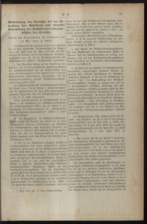 Verordnungsblatt für den Dienstbereich des österreichischen Bundesministeriums für Finanzen 19191230 Seite: 93