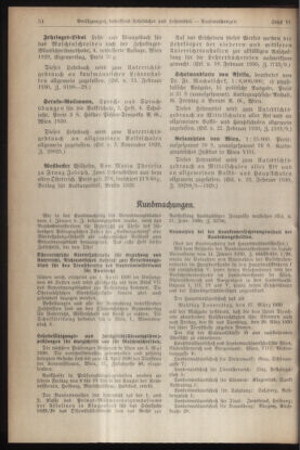 Verordnungsblatt für die Dienstbereiche der Bundesministerien für Unterricht und kulturelle Angelegenheiten bzw. Wissenschaft und Verkehr 19300315 Seite: 14