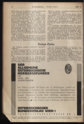 Verordnungsblatt für die Dienstbereiche der Bundesministerien für Unterricht und kulturelle Angelegenheiten bzw. Wissenschaft und Verkehr 19300401 Seite: 20