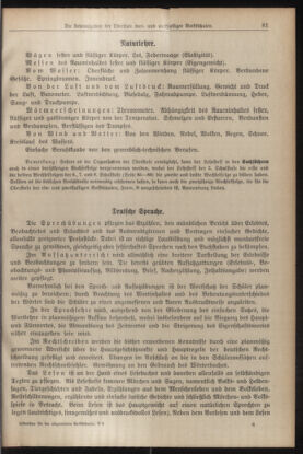 Verordnungsblatt für die Dienstbereiche der Bundesministerien für Unterricht und kulturelle Angelegenheiten bzw. Wissenschaft und Verkehr 19300701 Seite: 85