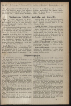 Verordnungsblatt für die Dienstbereiche der Bundesministerien für Unterricht und kulturelle Angelegenheiten bzw. Wissenschaft und Verkehr 19301201 Seite: 5