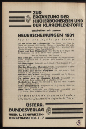 Verordnungsblatt für die Dienstbereiche der Bundesministerien für Unterricht und kulturelle Angelegenheiten bzw. Wissenschaft und Verkehr 19320101 Seite: 10