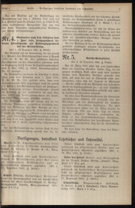 Verordnungsblatt für die Dienstbereiche der Bundesministerien für Unterricht und kulturelle Angelegenheiten bzw. Wissenschaft und Verkehr 19320101 Seite: 7