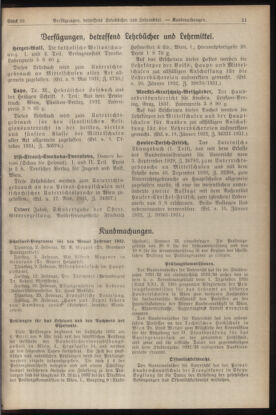 Verordnungsblatt für die Dienstbereiche der Bundesministerien für Unterricht und kulturelle Angelegenheiten bzw. Wissenschaft und Verkehr 19320201 Seite: 3