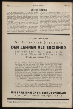 Verordnungsblatt für die Dienstbereiche der Bundesministerien für Unterricht und kulturelle Angelegenheiten bzw. Wissenschaft und Verkehr 19320415 Seite: 6