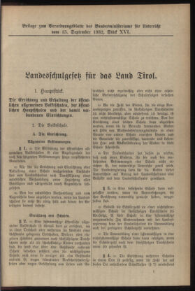 Verordnungsblatt für die Dienstbereiche der Bundesministerien für Unterricht und kulturelle Angelegenheiten bzw. Wissenschaft und Verkehr 19320915 Seite: 5