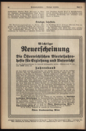 Verordnungsblatt für die Dienstbereiche der Bundesministerien für Unterricht und kulturelle Angelegenheiten bzw. Wissenschaft und Verkehr 19340201 Seite: 6