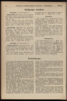 Verordnungsblatt für die Dienstbereiche der Bundesministerien für Unterricht und kulturelle Angelegenheiten bzw. Wissenschaft und Verkehr 19340401 Seite: 2