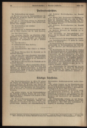 Verordnungsblatt für die Dienstbereiche der Bundesministerien für Unterricht und kulturelle Angelegenheiten bzw. Wissenschaft und Verkehr 19340415 Seite: 10