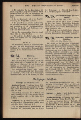 Verordnungsblatt für die Dienstbereiche der Bundesministerien für Unterricht und kulturelle Angelegenheiten bzw. Wissenschaft und Verkehr 19340415 Seite: 8