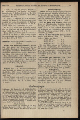 Verordnungsblatt für die Dienstbereiche der Bundesministerien für Unterricht und kulturelle Angelegenheiten bzw. Wissenschaft und Verkehr 19340415 Seite: 9