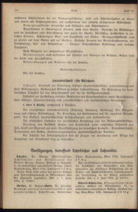 Verordnungsblatt für die Dienstbereiche der Bundesministerien für Unterricht und kulturelle Angelegenheiten bzw. Wissenschaft und Verkehr 19340615 Seite: 22