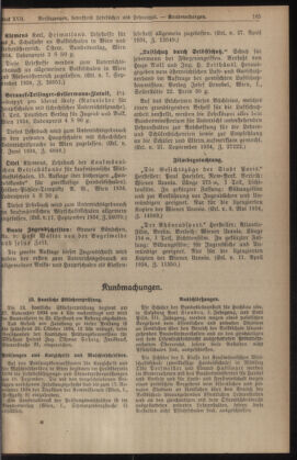 Verordnungsblatt für die Dienstbereiche der Bundesministerien für Unterricht und kulturelle Angelegenheiten bzw. Wissenschaft und Verkehr 19341001 Seite: 15