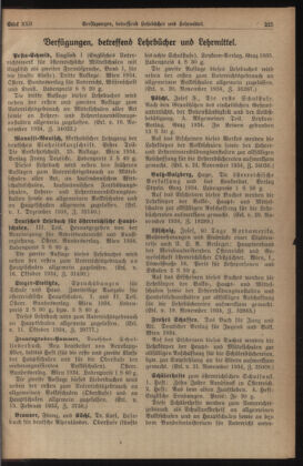 Verordnungsblatt für die Dienstbereiche der Bundesministerien für Unterricht und kulturelle Angelegenheiten bzw. Wissenschaft und Verkehr 19341215 Seite: 7