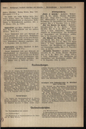 Verordnungsblatt für die Dienstbereiche der Bundesministerien für Unterricht und kulturelle Angelegenheiten bzw. Wissenschaft und Verkehr 19350115 Seite: 3