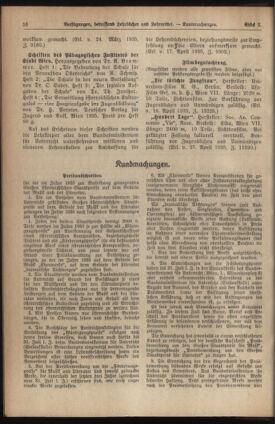 Verordnungsblatt für die Dienstbereiche der Bundesministerien für Unterricht und kulturelle Angelegenheiten bzw. Wissenschaft und Verkehr 19350515 Seite: 2