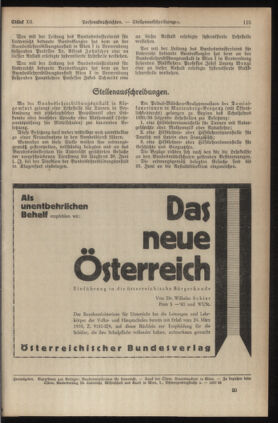 Verordnungsblatt für die Dienstbereiche der Bundesministerien für Unterricht und kulturelle Angelegenheiten bzw. Wissenschaft und Verkehr 19350615 Seite: 49