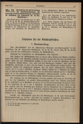 Verordnungsblatt für die Dienstbereiche der Bundesministerien für Unterricht und kulturelle Angelegenheiten bzw. Wissenschaft und Verkehr 19350701 Seite: 331