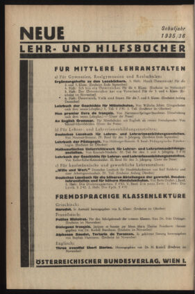 Verordnungsblatt für die Dienstbereiche der Bundesministerien für Unterricht und kulturelle Angelegenheiten bzw. Wissenschaft und Verkehr 19350915 Seite: 26