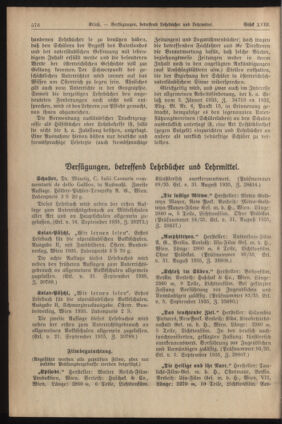 Verordnungsblatt für die Dienstbereiche der Bundesministerien für Unterricht und kulturelle Angelegenheiten bzw. Wissenschaft und Verkehr 19351001 Seite: 4