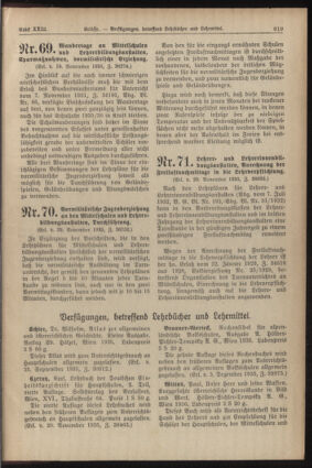 Verordnungsblatt für die Dienstbereiche der Bundesministerien für Unterricht und kulturelle Angelegenheiten bzw. Wissenschaft und Verkehr 19351215 Seite: 13