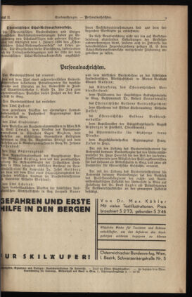 Verordnungsblatt für die Dienstbereiche der Bundesministerien für Unterricht und kulturelle Angelegenheiten bzw. Wissenschaft und Verkehr 19360115 Seite: 11