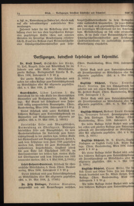 Verordnungsblatt für die Dienstbereiche der Bundesministerien für Unterricht und kulturelle Angelegenheiten bzw. Wissenschaft und Verkehr 19360601 Seite: 8