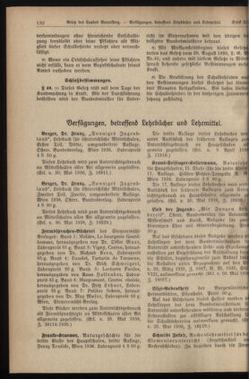 Verordnungsblatt für die Dienstbereiche der Bundesministerien für Unterricht und kulturelle Angelegenheiten bzw. Wissenschaft und Verkehr 19360615 Seite: 54