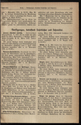 Verordnungsblatt für die Dienstbereiche der Bundesministerien für Unterricht und kulturelle Angelegenheiten bzw. Wissenschaft und Verkehr 19361215 Seite: 3