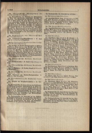 Verordnungsblatt für die Dienstbereiche der Bundesministerien für Unterricht und kulturelle Angelegenheiten bzw. Wissenschaft und Verkehr 19370115 Seite: 3