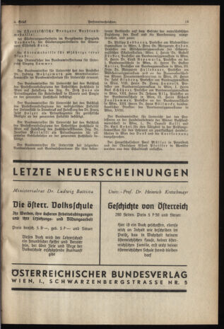 Verordnungsblatt für die Dienstbereiche der Bundesministerien für Unterricht und kulturelle Angelegenheiten bzw. Wissenschaft und Verkehr 19370215 Seite: 5