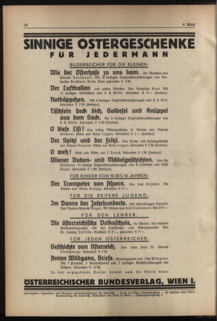 Verordnungsblatt für die Dienstbereiche der Bundesministerien für Unterricht und kulturelle Angelegenheiten bzw. Wissenschaft und Verkehr 19370315 Seite: 4