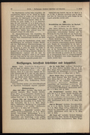 Verordnungsblatt für die Dienstbereiche der Bundesministerien für Unterricht und kulturelle Angelegenheiten bzw. Wissenschaft und Verkehr 19370401 Seite: 6