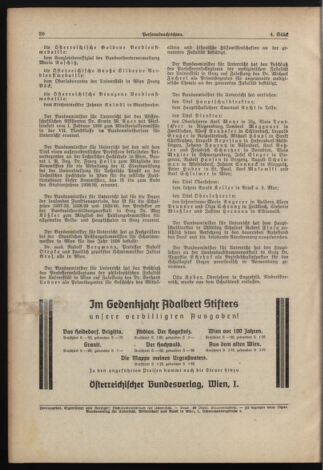 Verordnungsblatt für die Dienstbereiche der Bundesministerien für Unterricht und kulturelle Angelegenheiten bzw. Wissenschaft und Verkehr 19380215 Seite: 4