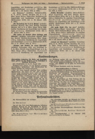 Verordnungsblatt für die Dienstbereiche der Bundesministerien für Unterricht und kulturelle Angelegenheiten bzw. Wissenschaft und Verkehr 19380301 Seite: 10