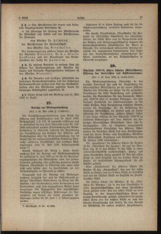 Verordnungsblatt für die Dienstbereiche der Bundesministerien für Unterricht und kulturelle Angelegenheiten bzw. Wissenschaft und Verkehr 19380615 Seite: 5