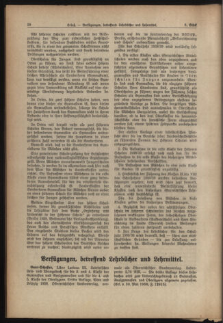 Verordnungsblatt für die Dienstbereiche der Bundesministerien für Unterricht und kulturelle Angelegenheiten bzw. Wissenschaft und Verkehr 19380615 Seite: 6