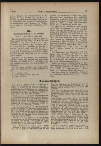 Verordnungsblatt für die Dienstbereiche der Bundesministerien für Unterricht und kulturelle Angelegenheiten bzw. Wissenschaft und Verkehr 19380701 Seite: 7