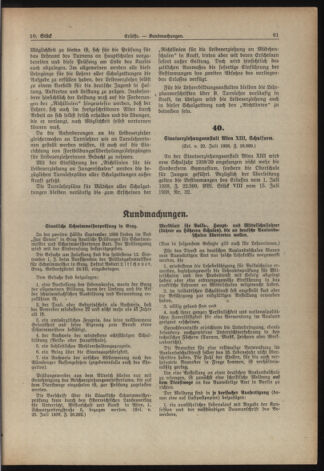 Verordnungsblatt für die Dienstbereiche der Bundesministerien für Unterricht und kulturelle Angelegenheiten bzw. Wissenschaft und Verkehr 19380815 Seite: 5