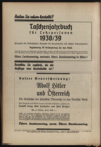 Verordnungsblatt für die Dienstbereiche der Bundesministerien für Unterricht und kulturelle Angelegenheiten bzw. Wissenschaft und Verkehr 19380815 Seite: 8