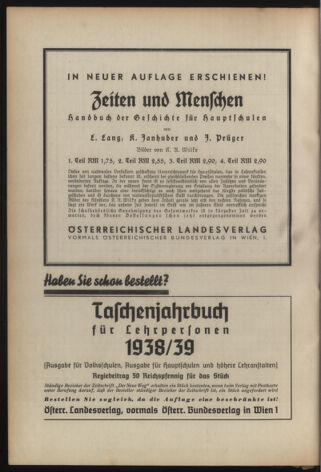 Verordnungsblatt für die Dienstbereiche der Bundesministerien für Unterricht und kulturelle Angelegenheiten bzw. Wissenschaft und Verkehr 19380901 Seite: 62