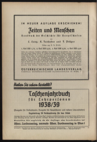 Verordnungsblatt für die Dienstbereiche der Bundesministerien für Unterricht und kulturelle Angelegenheiten bzw. Wissenschaft und Verkehr 19380915 Seite: 10