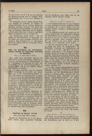 Verordnungsblatt für die Dienstbereiche der Bundesministerien für Unterricht und kulturelle Angelegenheiten bzw. Wissenschaft und Verkehr 19381001 Seite: 7