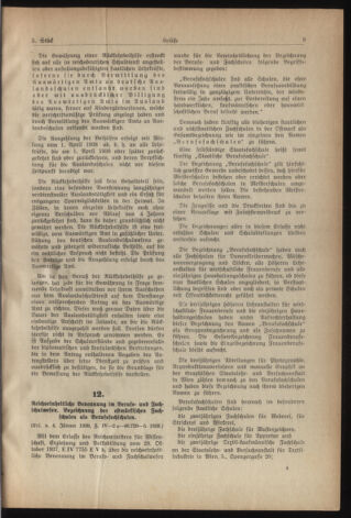 Verordnungsblatt für die Dienstbereiche der Bundesministerien für Unterricht und kulturelle Angelegenheiten bzw. Wissenschaft und Verkehr 19390201 Seite: 3