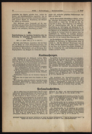 Verordnungsblatt für die Dienstbereiche der Bundesministerien für Unterricht und kulturelle Angelegenheiten bzw. Wissenschaft und Verkehr 19390215 Seite: 10