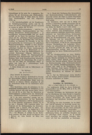 Verordnungsblatt für die Dienstbereiche der Bundesministerien für Unterricht und kulturelle Angelegenheiten bzw. Wissenschaft und Verkehr 19390501 Seite: 9