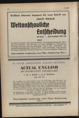 Verordnungsblatt für die Dienstbereiche der Bundesministerien für Unterricht und kulturelle Angelegenheiten bzw. Wissenschaft und Verkehr 19390815 Seite: 6