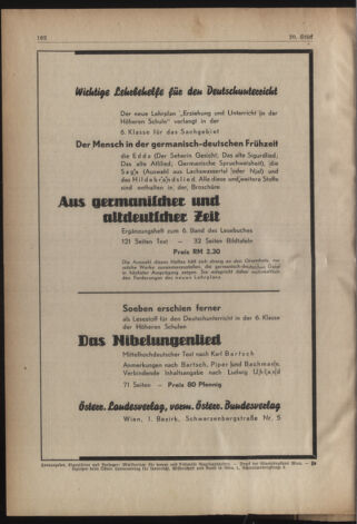 Verordnungsblatt für die Dienstbereiche der Bundesministerien für Unterricht und kulturelle Angelegenheiten bzw. Wissenschaft und Verkehr 19391015 Seite: 4