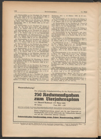 Verordnungsblatt für die Dienstbereiche der Bundesministerien für Unterricht und kulturelle Angelegenheiten bzw. Wissenschaft und Verkehr 19391101 Seite: 6