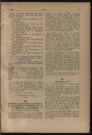 Verordnungsblatt für die Dienstbereiche der Bundesministerien für Unterricht und kulturelle Angelegenheiten bzw. Wissenschaft und Verkehr 19400215 Seite: 3